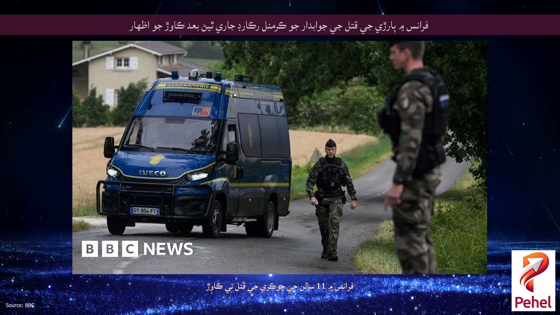 فرانس ۾ ٻارڙي جي قتل جي جوابدار جو ڪرمنل رڪارڊ جاري ٿيڻ بعد ڪاوڙ جو اظهار