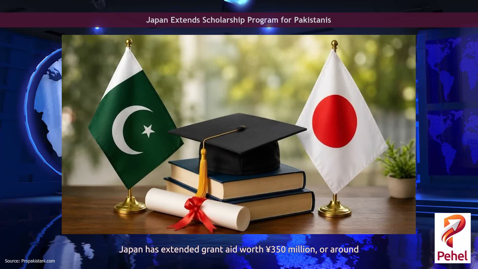 Japan Extends Scholarship Program for Pakistanis