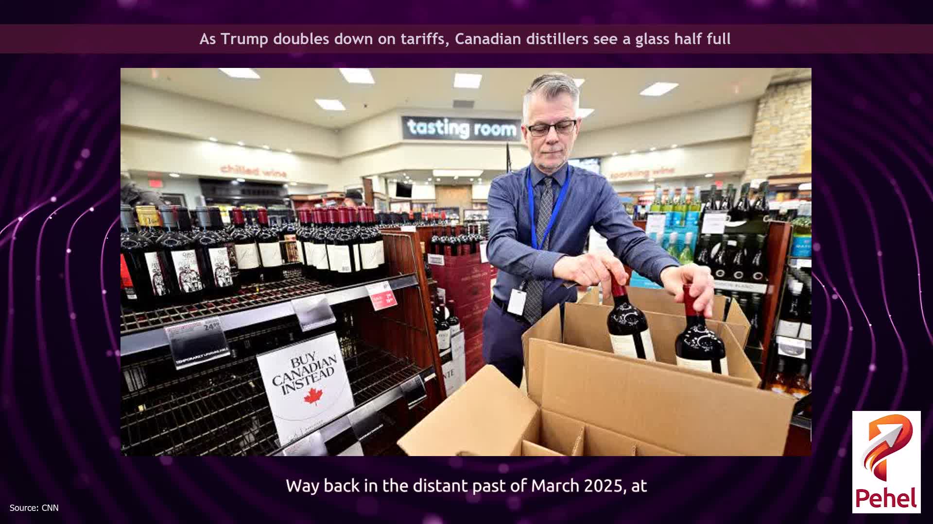 As Trump doubles down on tariffs, Canadian distillers see a glass half full