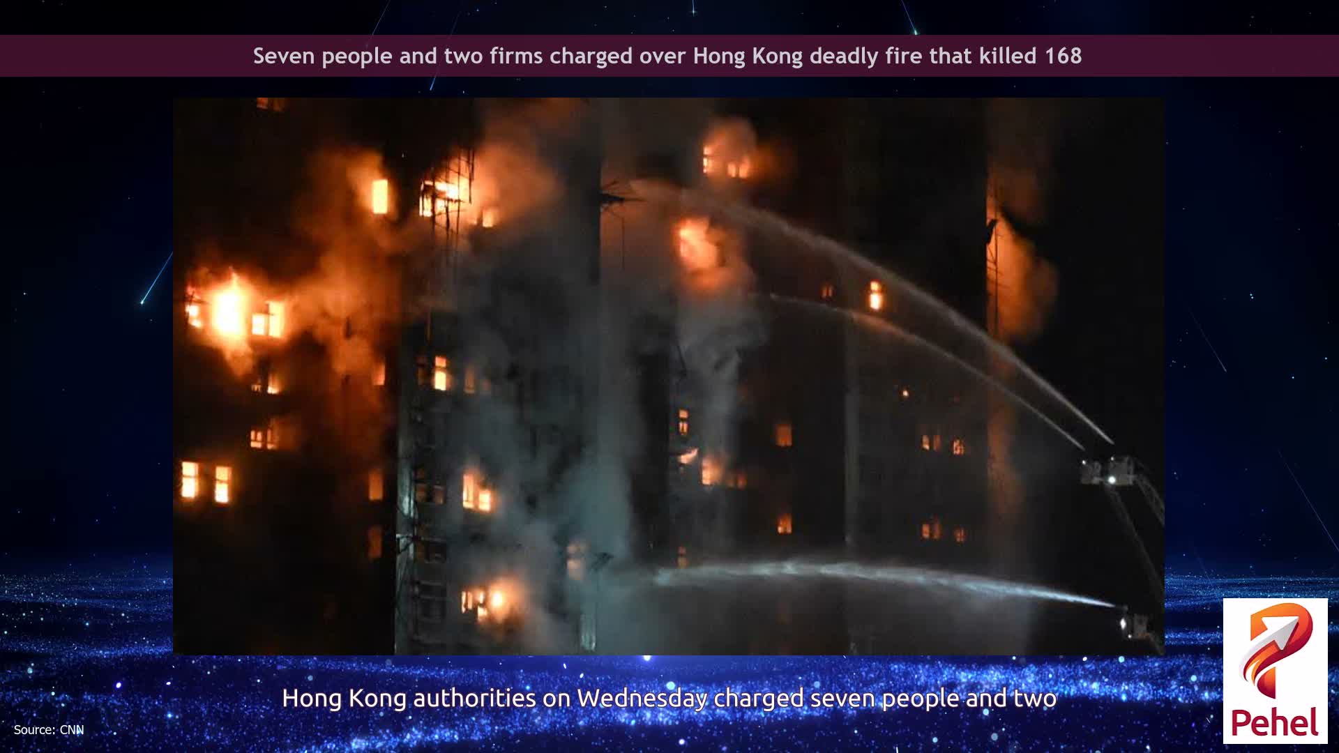 Seven people and two firms charged over Hong Kong deadly fire that killed 168