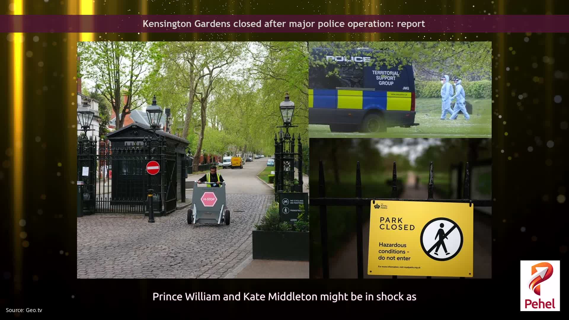 Kensington Gardens closed after major police operation: report