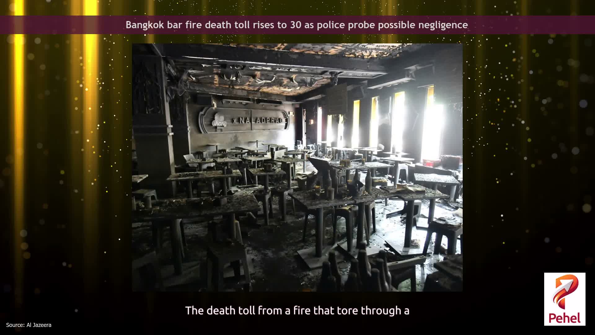 Bangkok bar fire death toll rises to 30 as police probe possible negligence