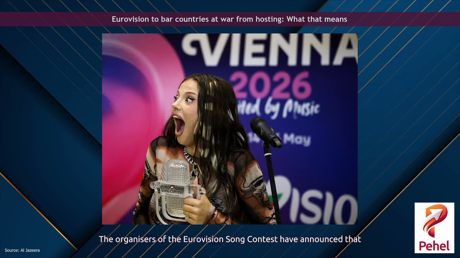 Eurovision to bar countries at war from hosting: What that means