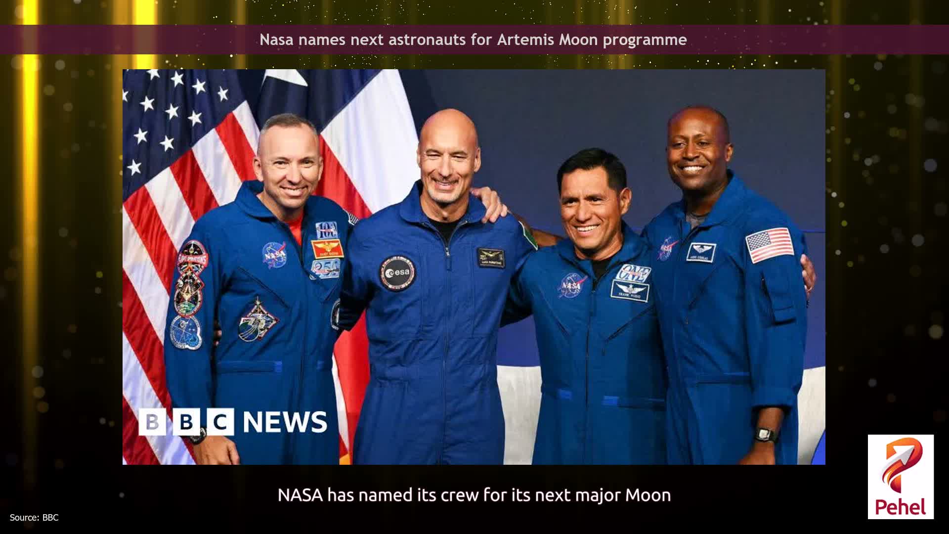 Nasa names next astronauts for Artemis Moon programme