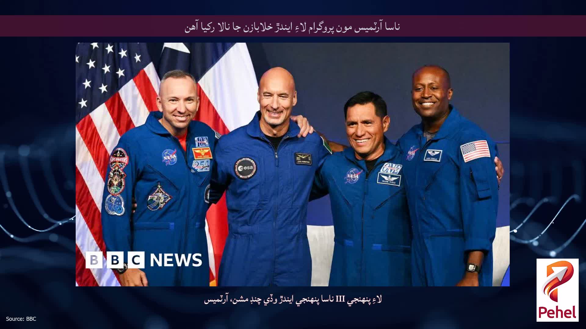 ناسا آرٽميس مون پروگرام لاءِ ايندڙ خلابازن جا نالا رکيا آهن
