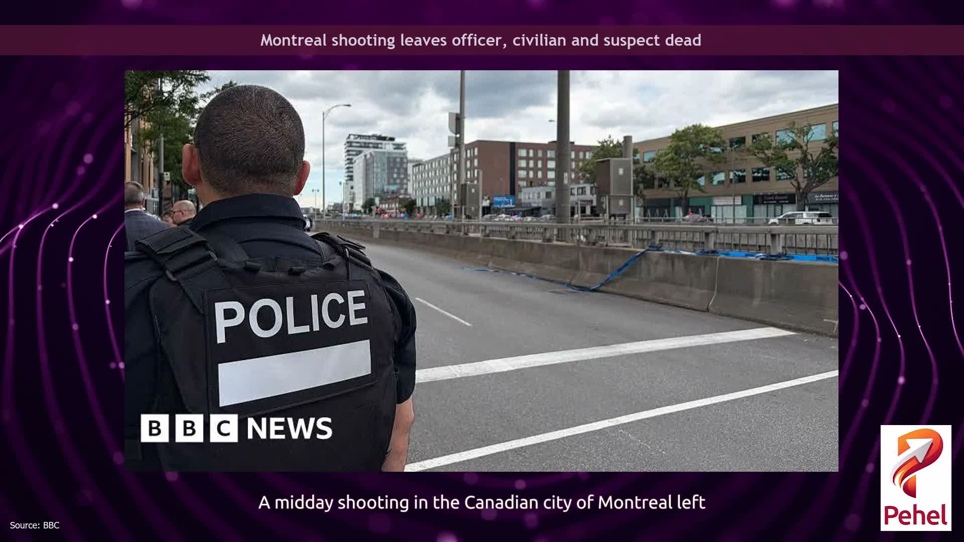 Montreal shooting leaves officer, civilian and suspect dead