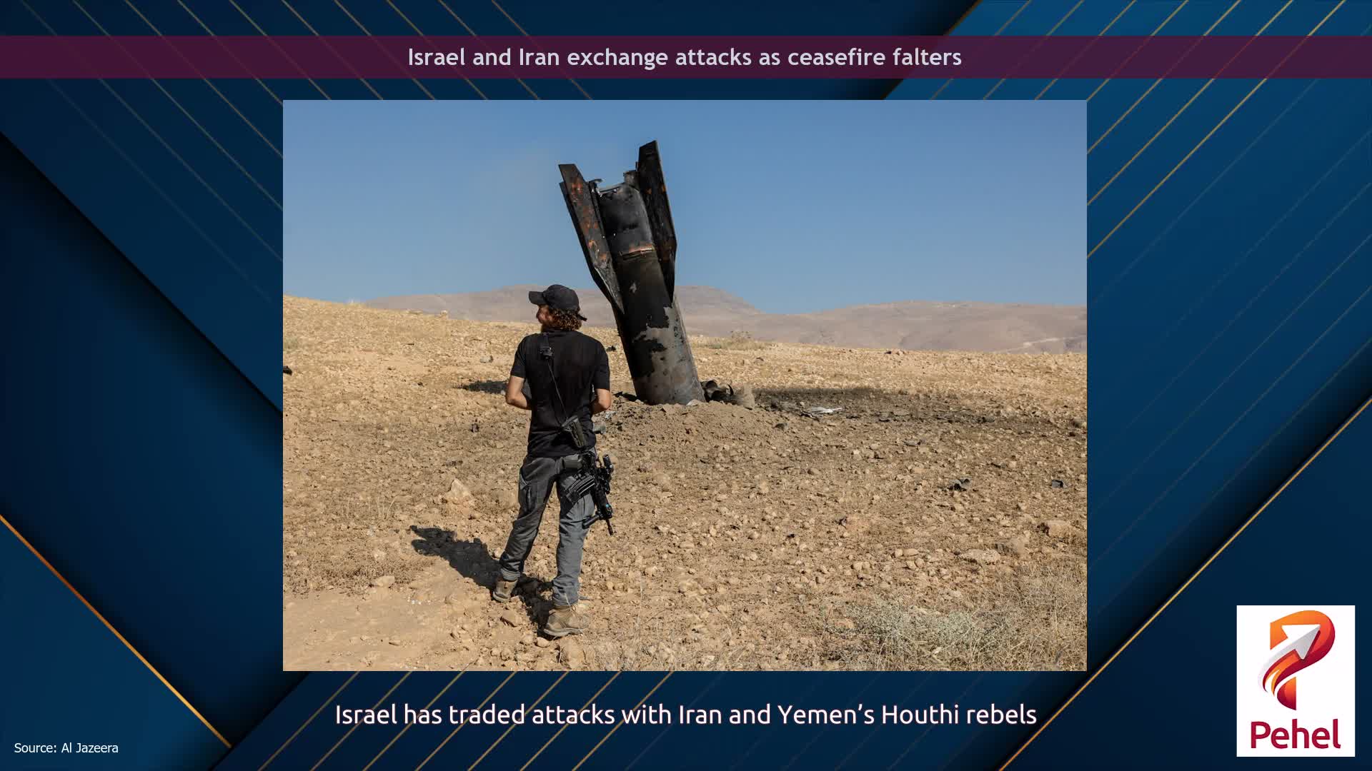 Israel and Iran exchange attacks as ceasefire falters
