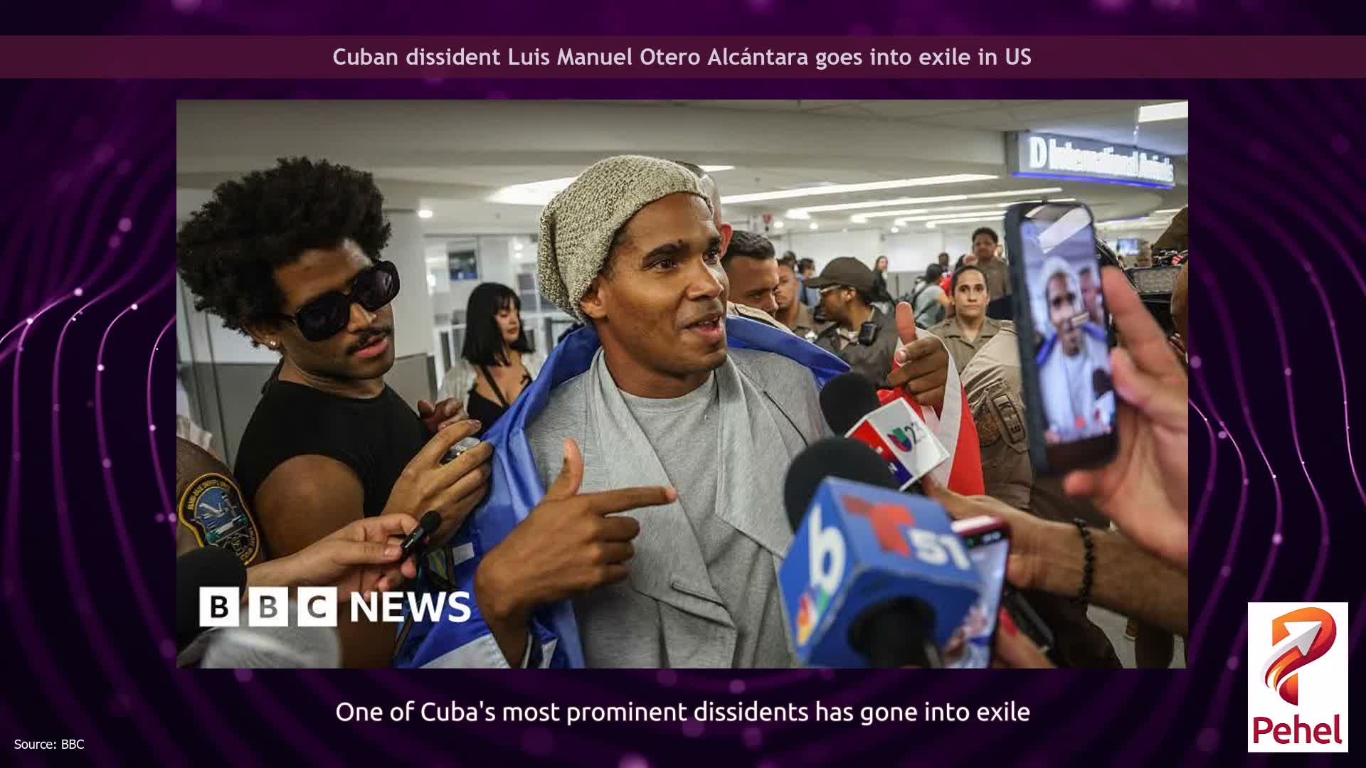 Cuban dissident Luis Manuel Otero Alcántara goes into exile in US