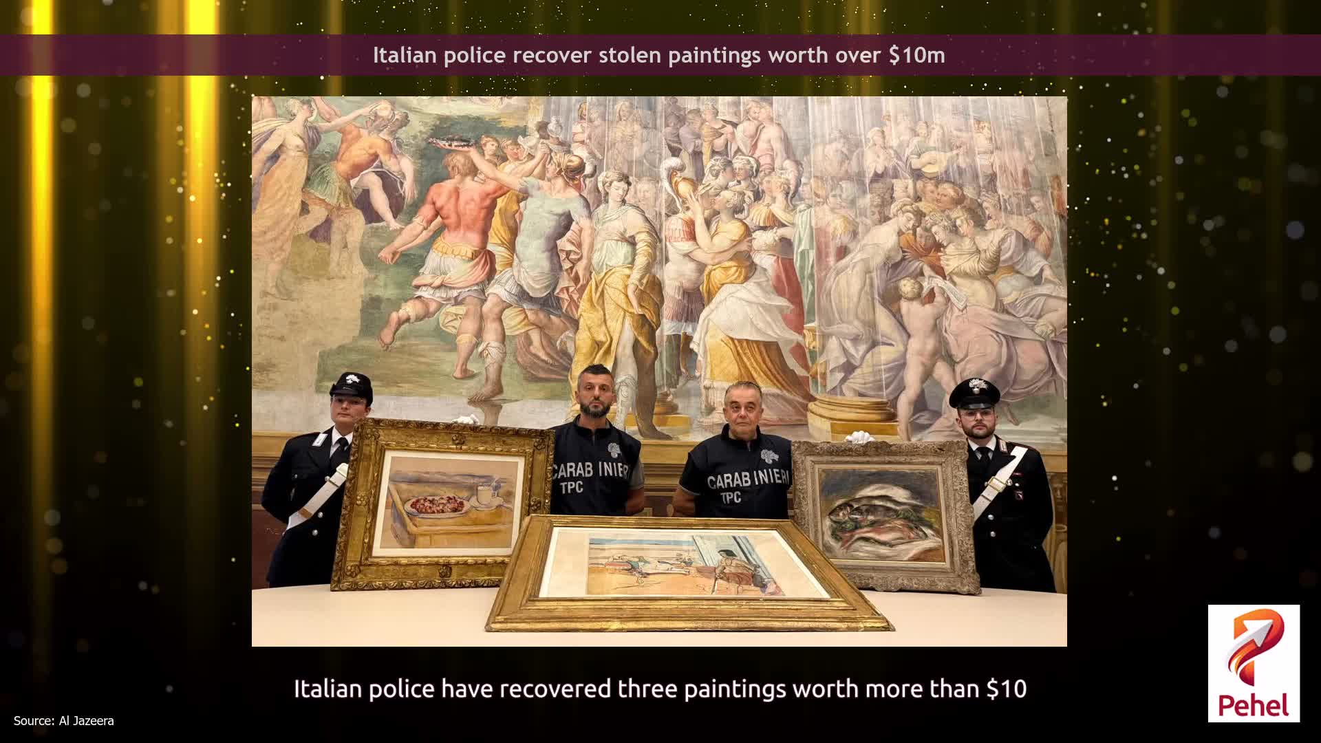 Italian police recover stolen paintings worth over $10m