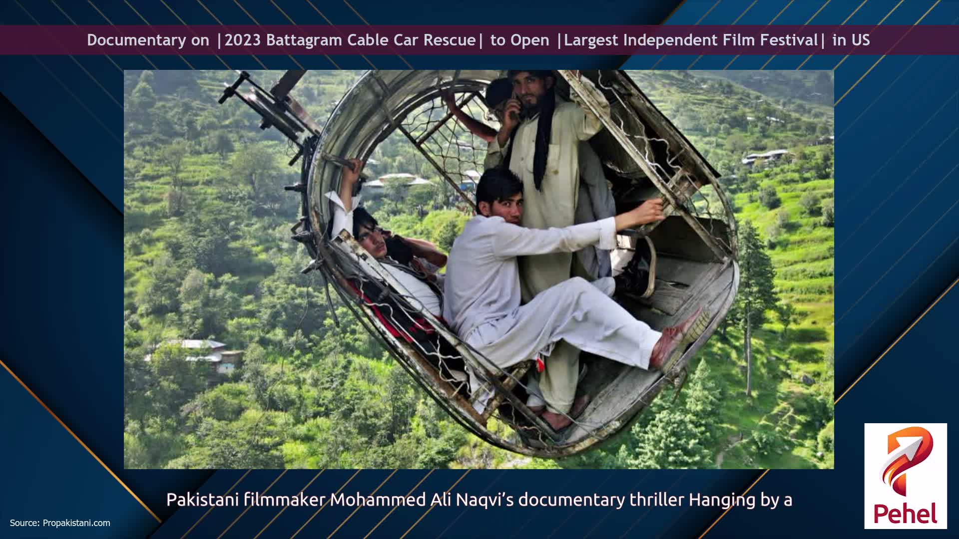Documentary on |2023 Battagram Cable Car Rescue| to Open |Largest Independent Film Festival| in US