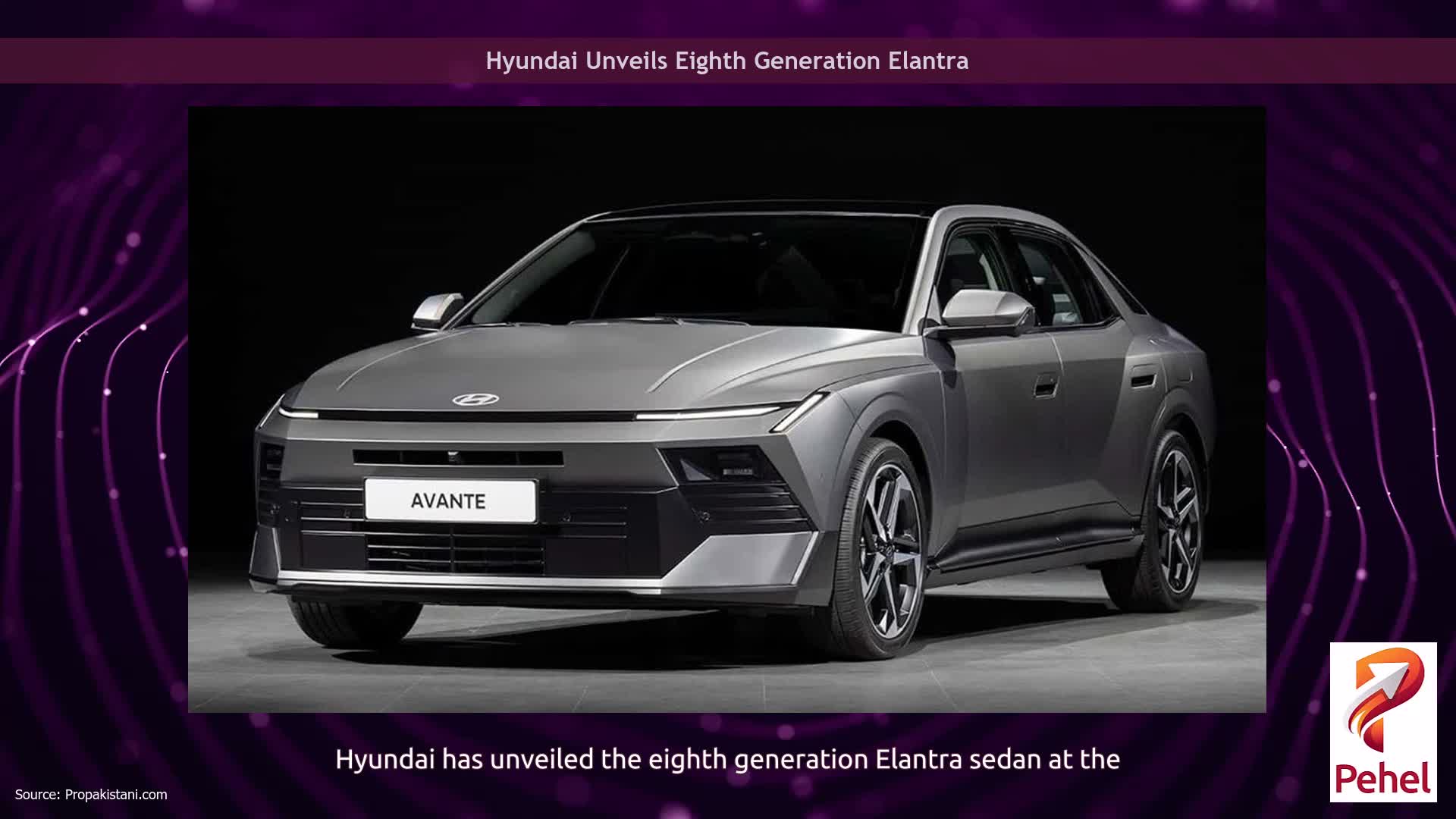 Hyundai Unveils Eighth Generation Elantra
