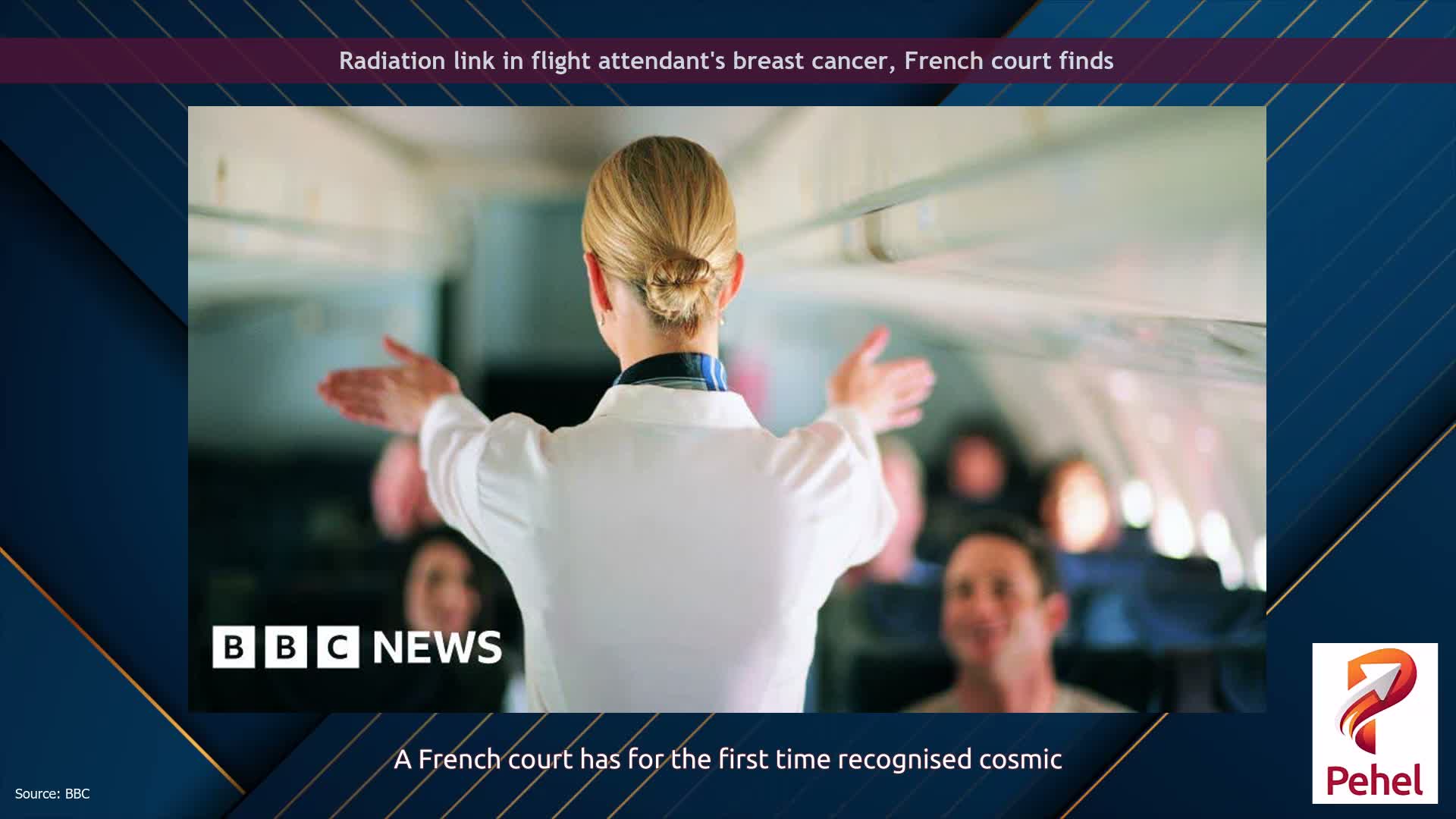 Radiation link in flight attendant's breast cancer, French court finds