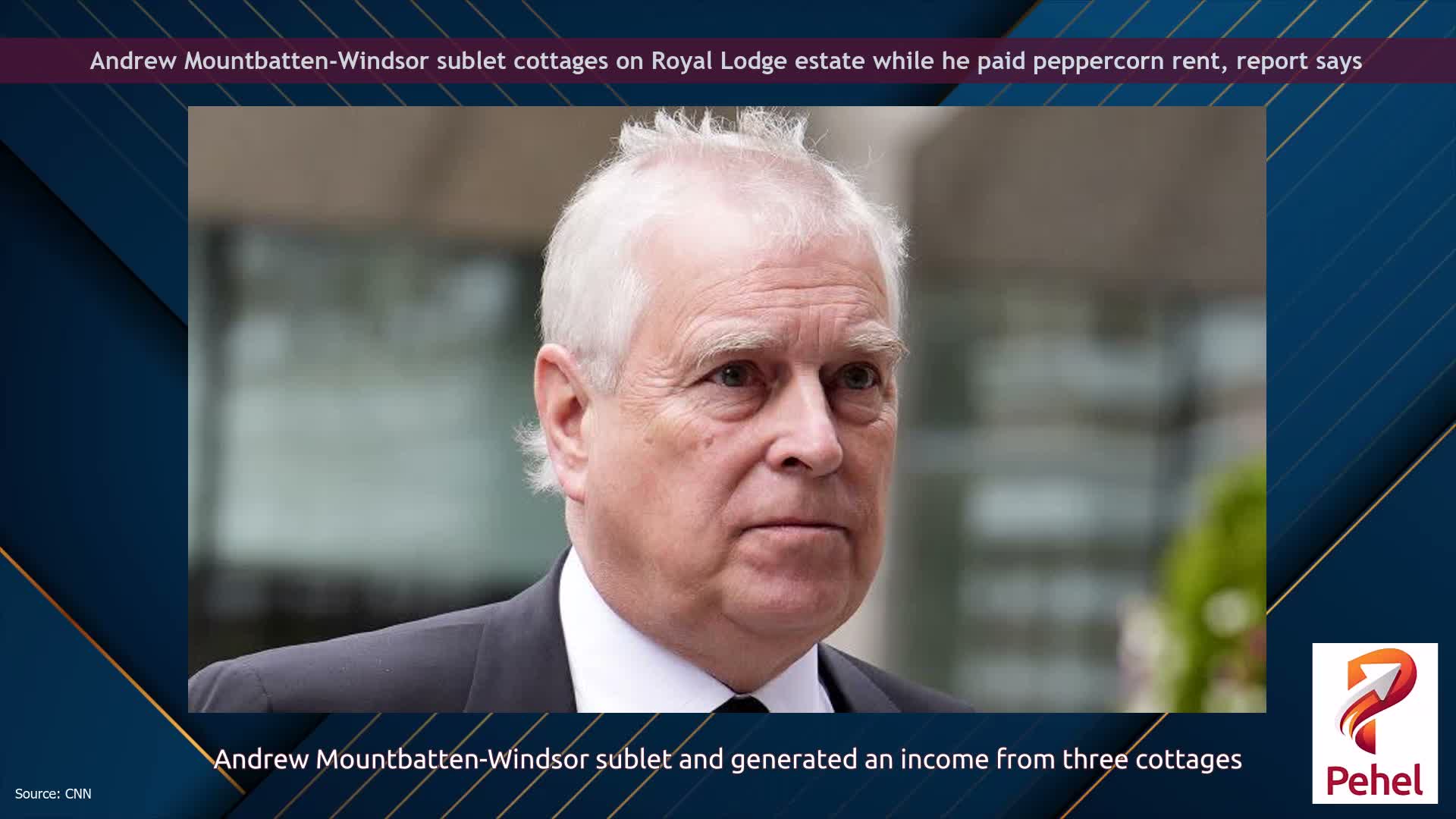 Andrew Mountbatten-Windsor sublet cottages on Royal Lodge estate while he paid peppercorn rent, report says