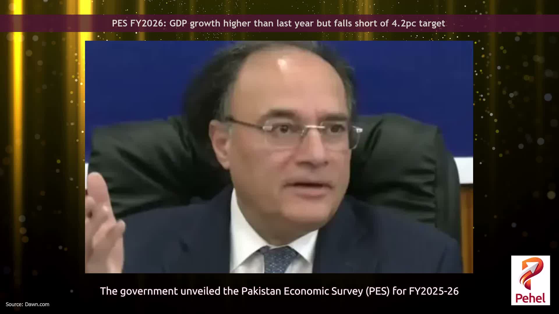 PES FY2026: GDP growth higher than last year but falls short of 4.2pc target
