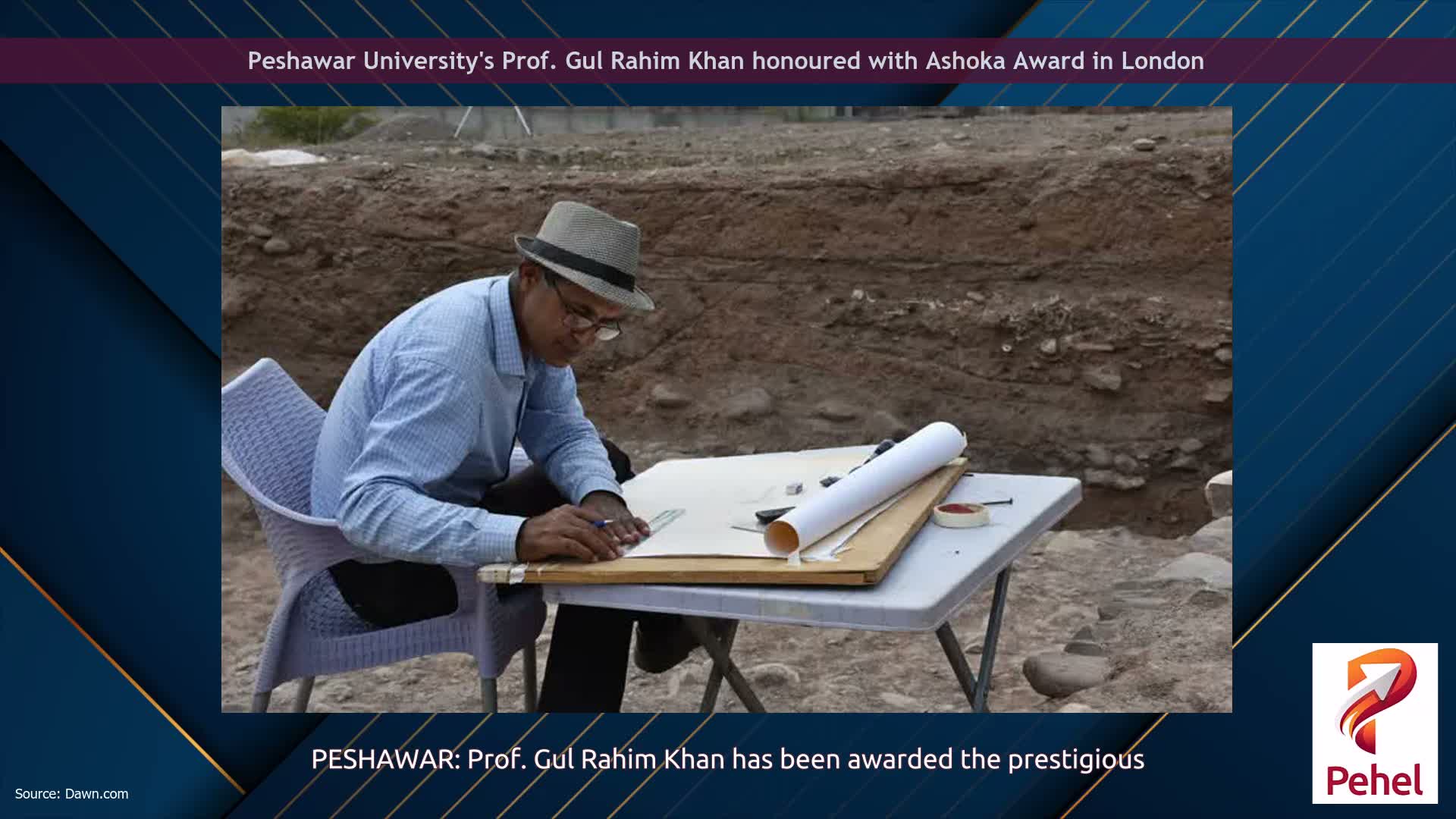Peshawar University's Prof. Gul Rahim Khan honoured with Ashoka Award in London