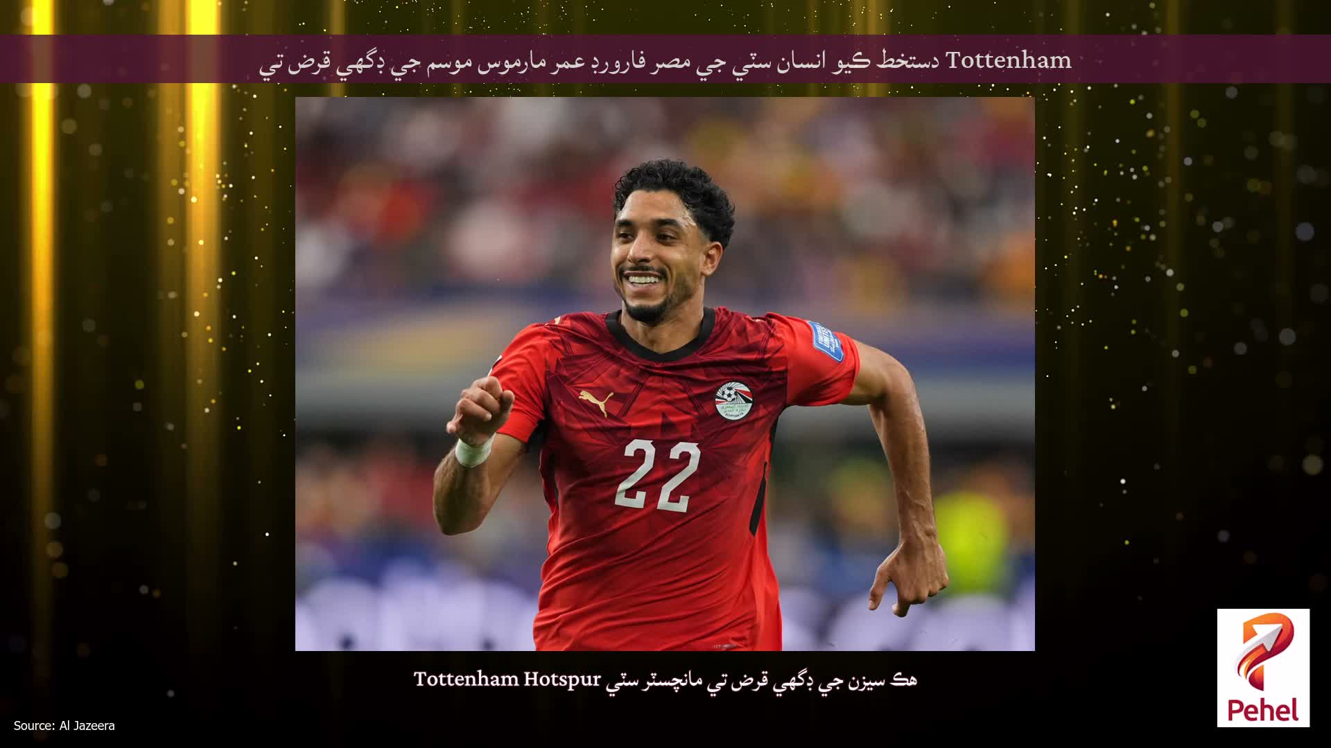 Tottenham دستخط ڪيو انسان سٽي جي مصر فارورڊ عمر مارموس موسم جي ڊگهي قرض تي