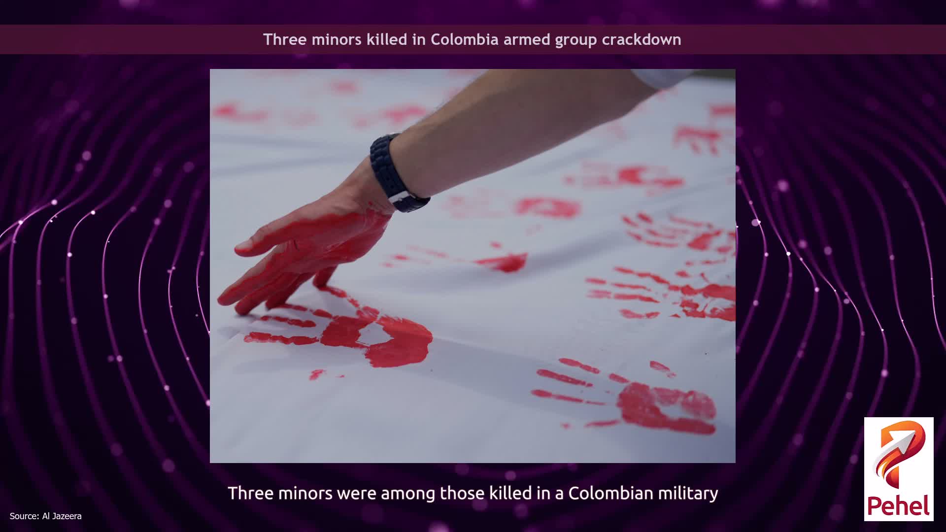Three minors killed in Colombia armed group crackdown