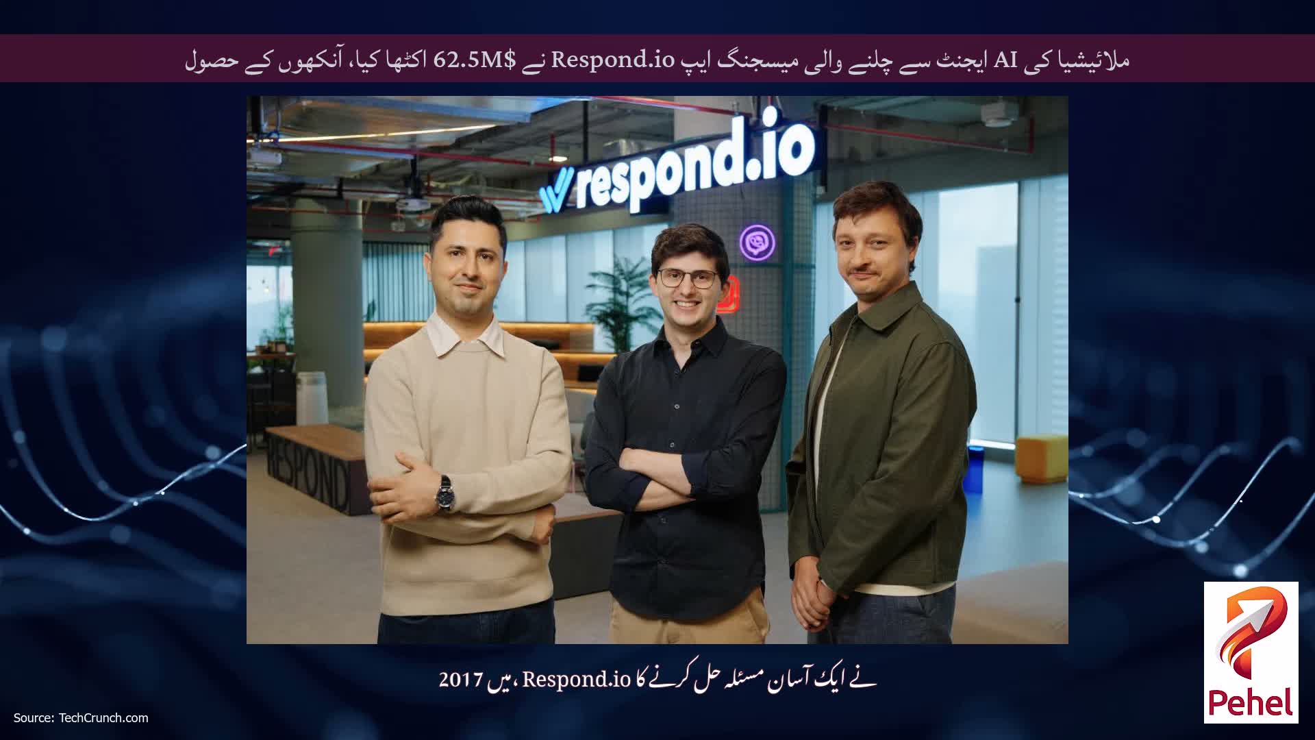 ملائیشیا کی AI ایجنٹ سے چلنے والی میسجنگ ایپ Respond.io نے $62.5M اکٹھا کیا، آنکھوں کے حصول