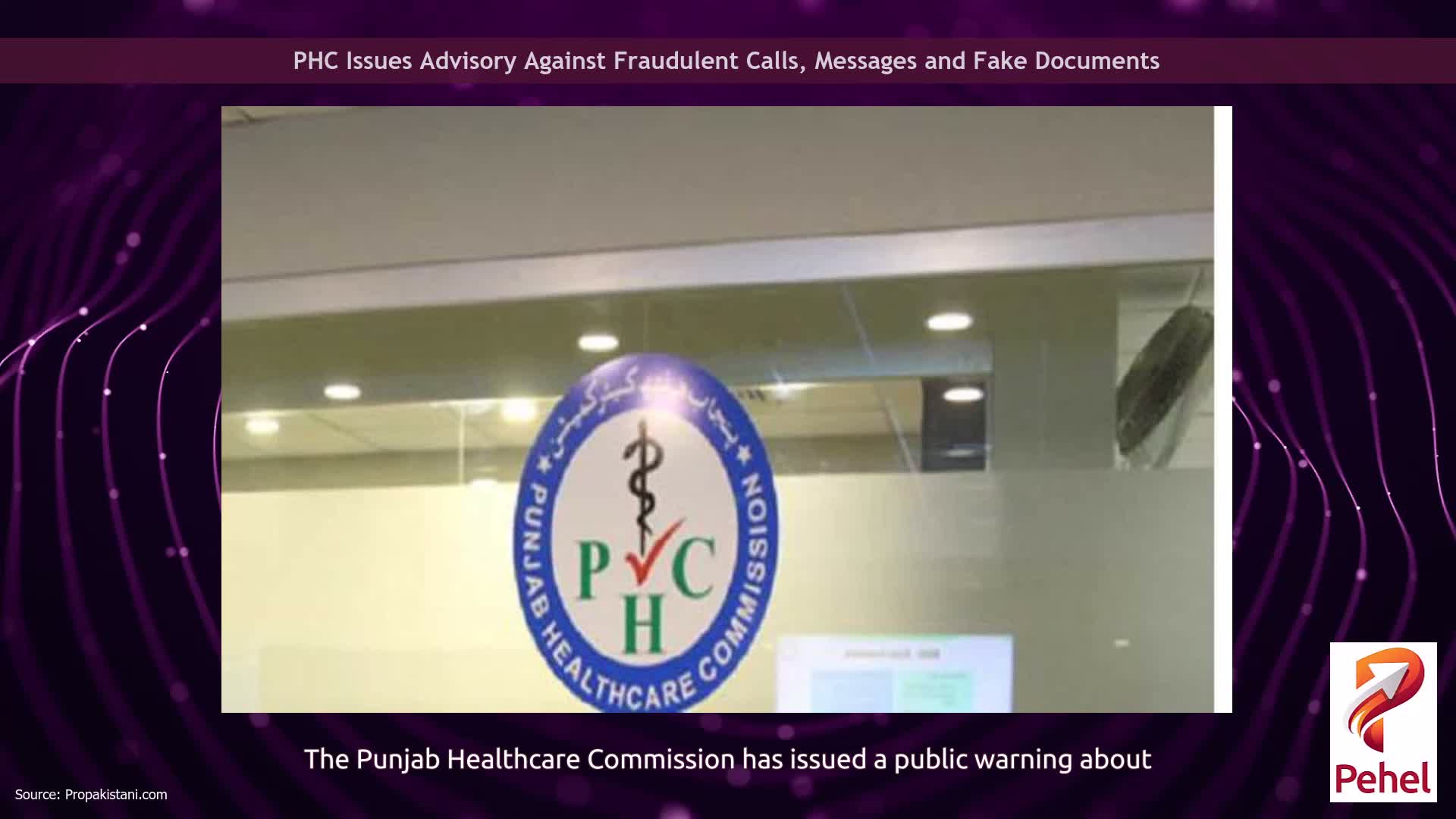 PHC Issues Advisory Against Fraudulent Calls, Messages and Fake Documents