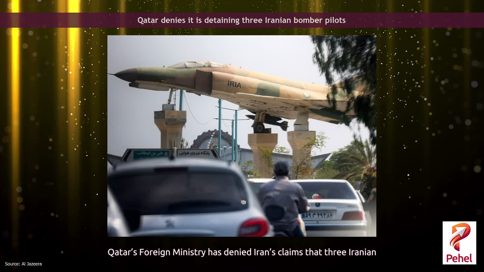 Qatar denies it is detaining three Iranian bomber pilots