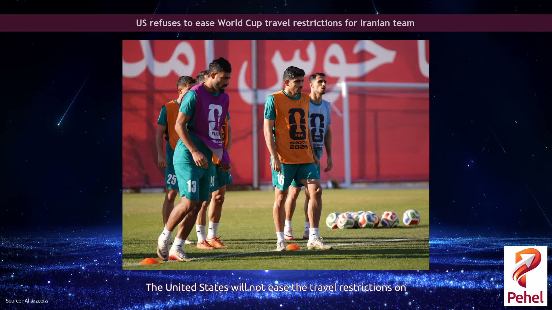 US refuses to ease World Cup travel restrictions for Iranian team