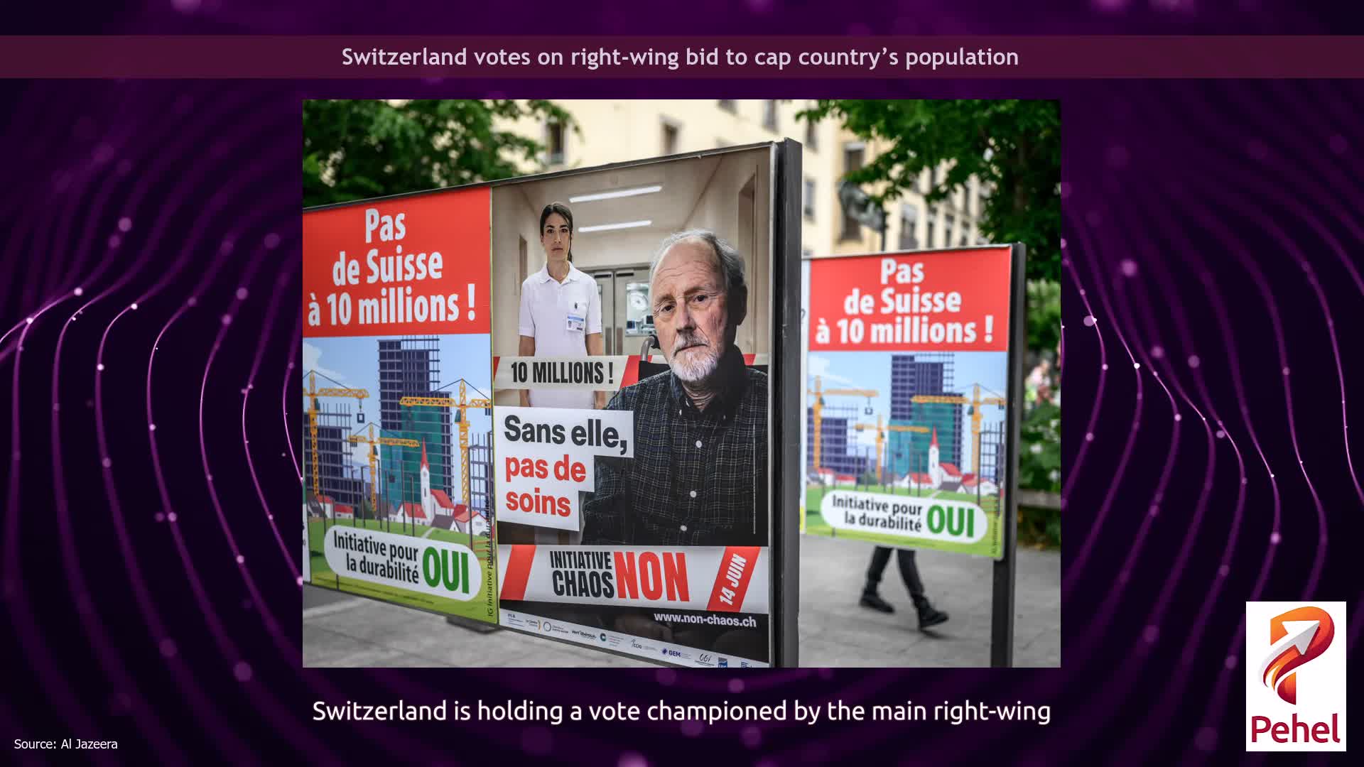 Switzerland votes on right-wing bid to cap country’s population