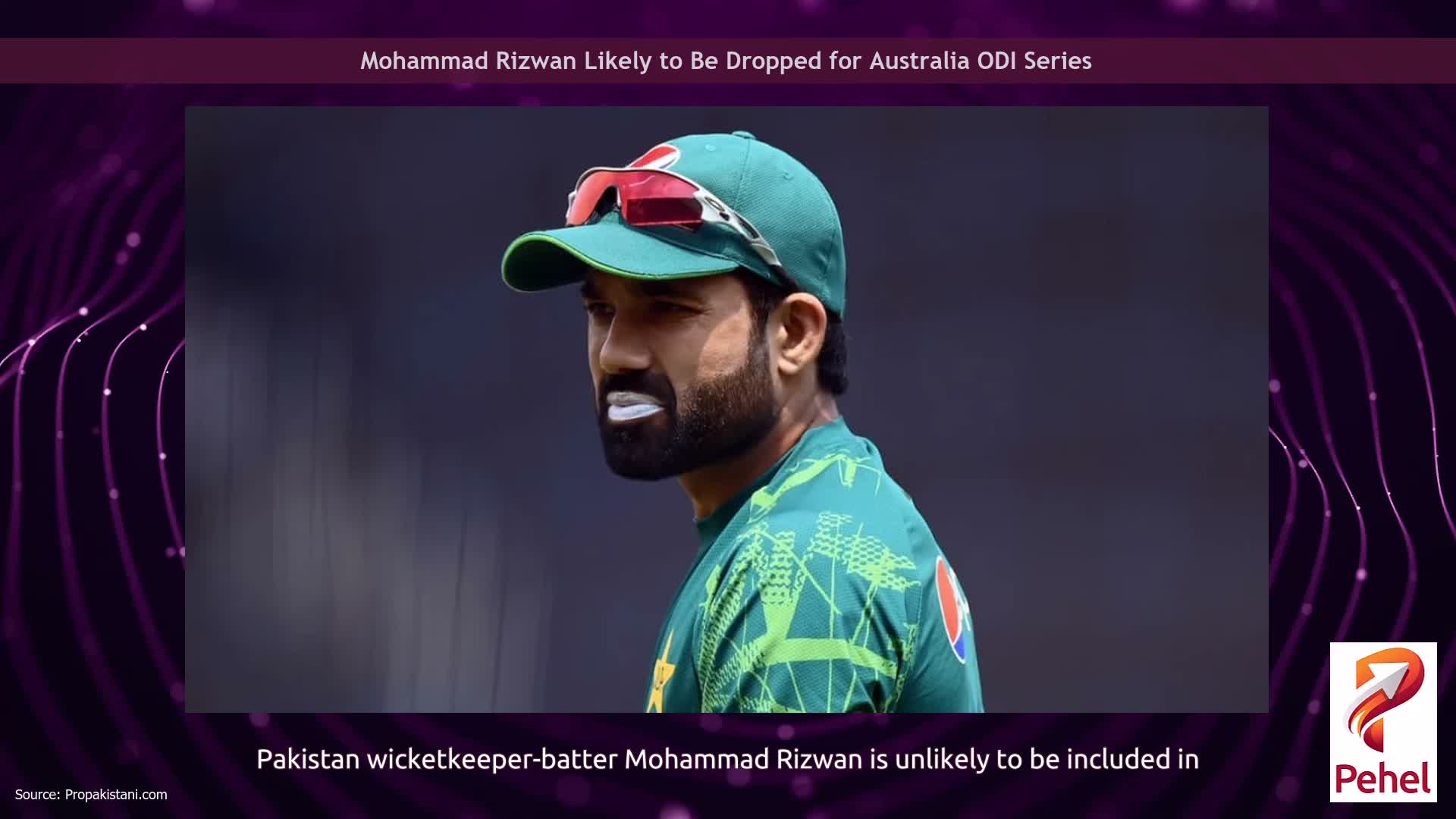 Mohammad Rizwan Likely to Be Dropped for Australia ODI Series