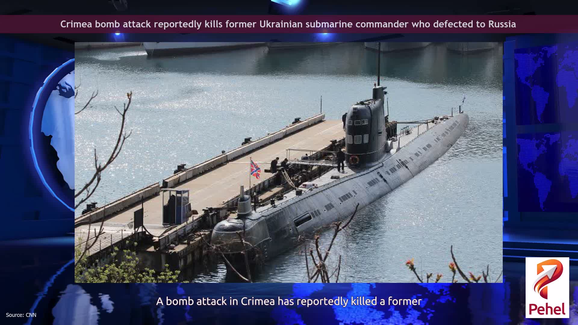 Crimea bomb attack reportedly kills former Ukrainian submarine commander who defected to Russia