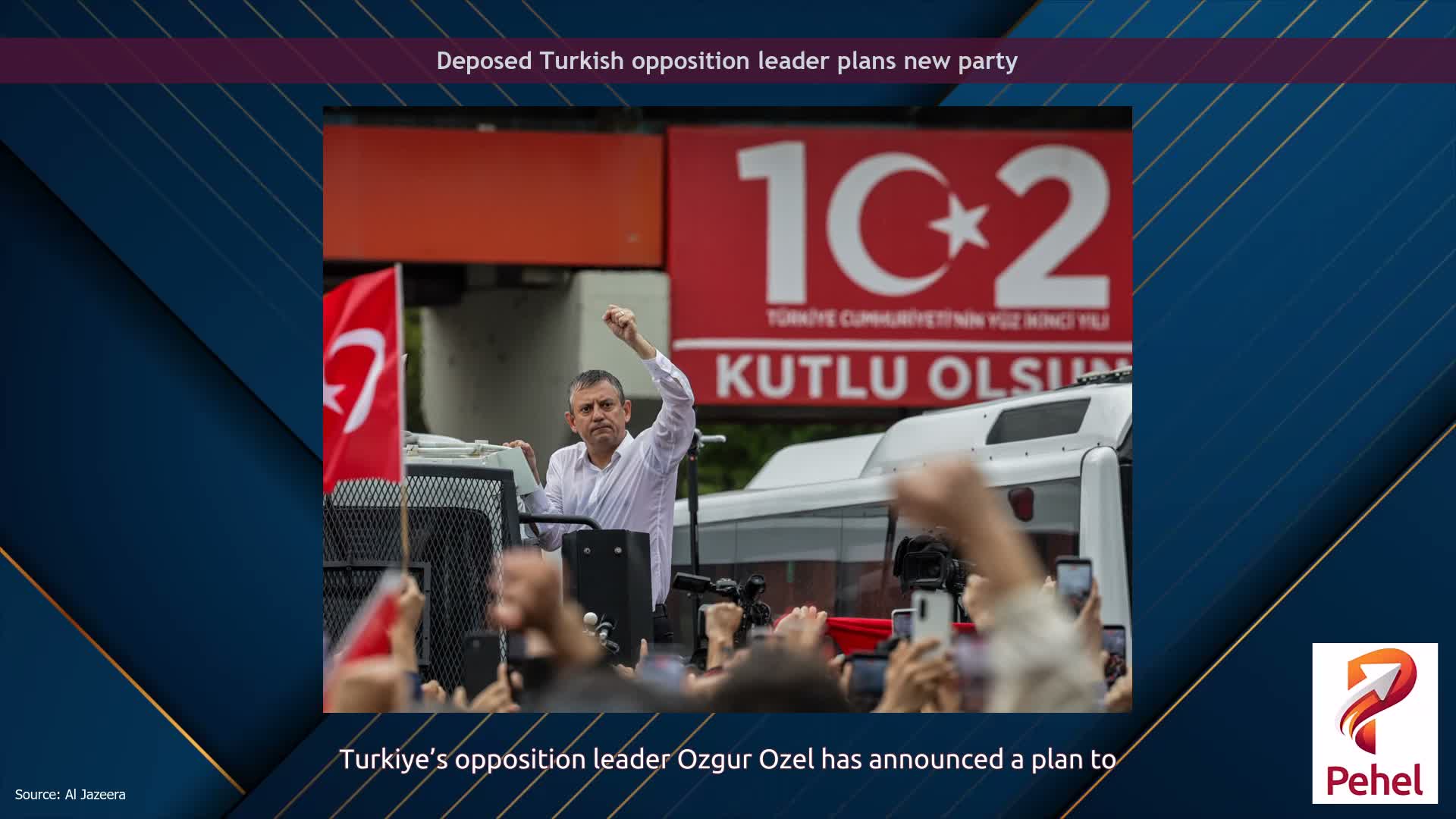 Deposed Turkish opposition leader plans new party