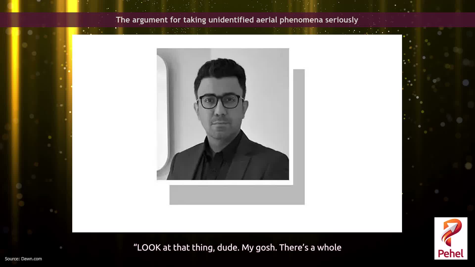 The argument for taking unidentified aerial phenomena seriously
