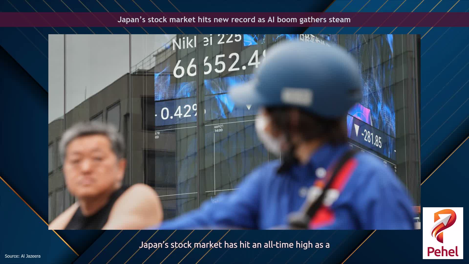 Japan’s stock market hits new record as AI boom gathers steam