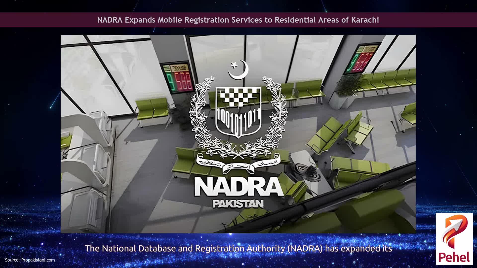 NADRA Expands Mobile Registration Services to Residential Areas of Karachi