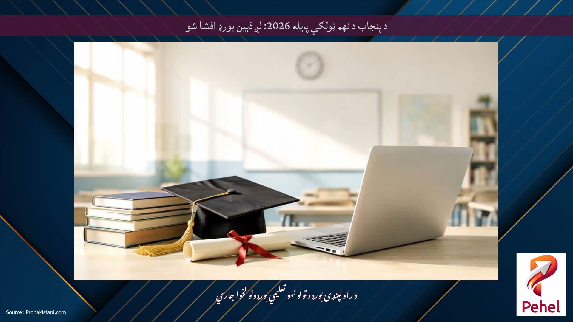 د پنجاب د نهم ټولګي پایله 2026: لږ ذہین بورډ افشا شو