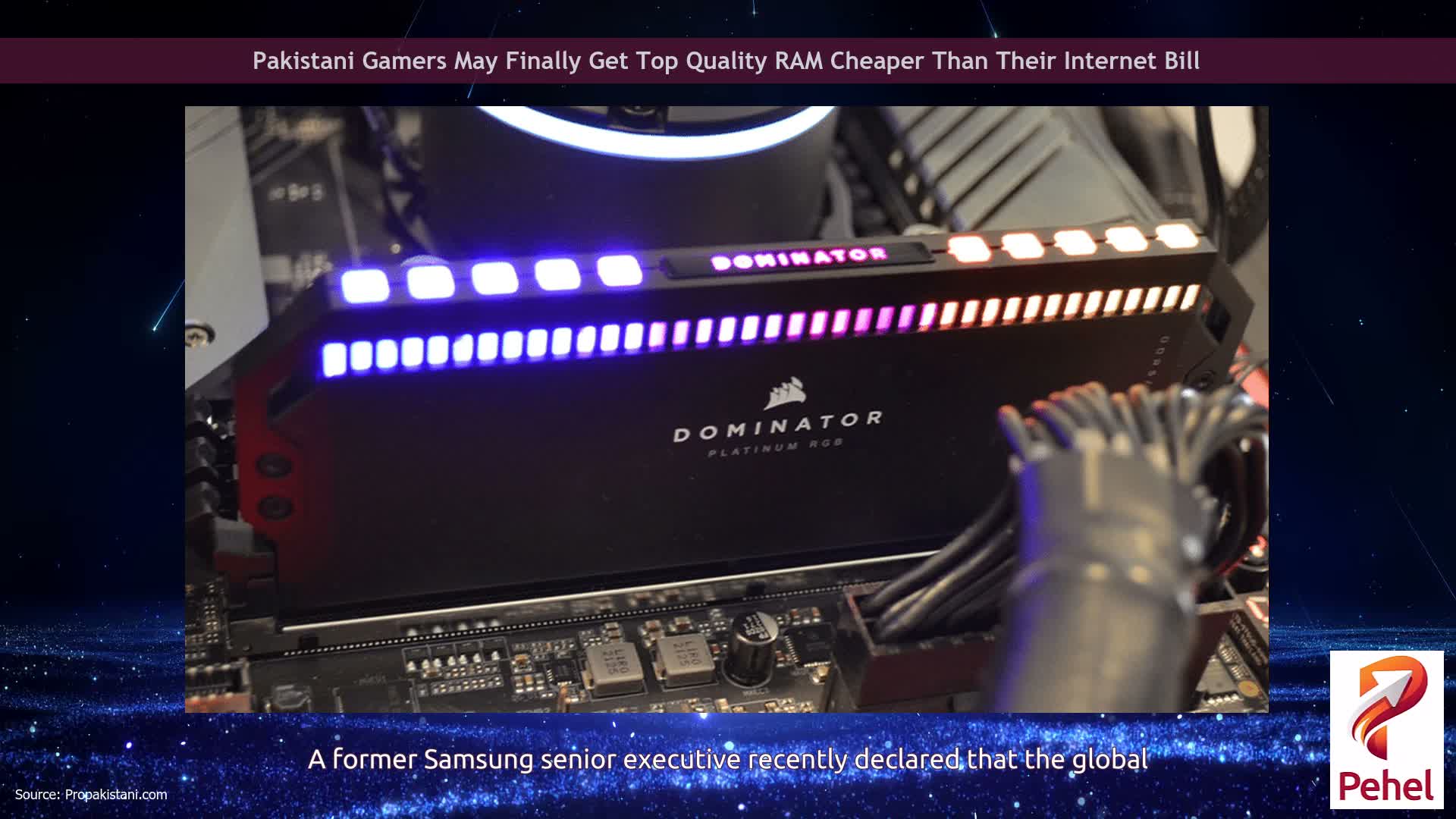 Pakistani Gamers May Finally Get Top Quality RAM Cheaper Than Their Internet Bill