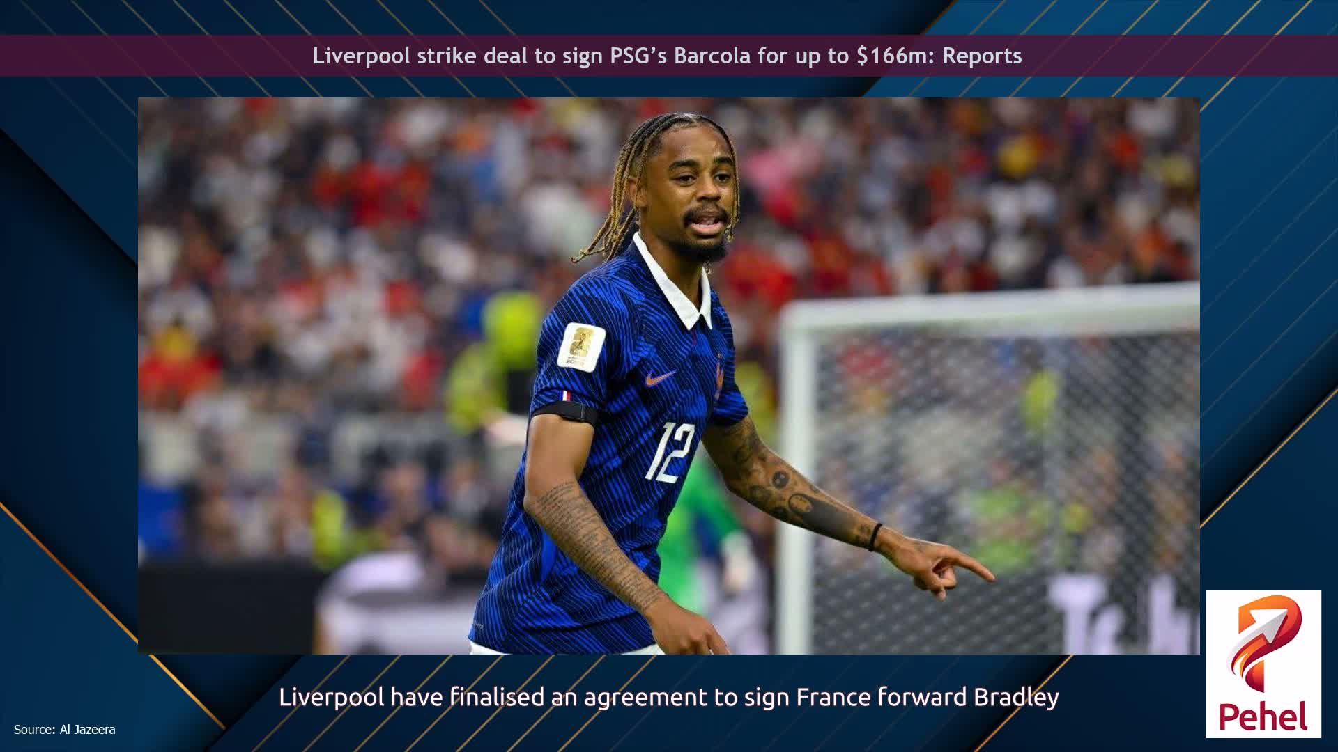 Liverpool strike deal to sign PSG’s Barcola for up to $166m: Reports