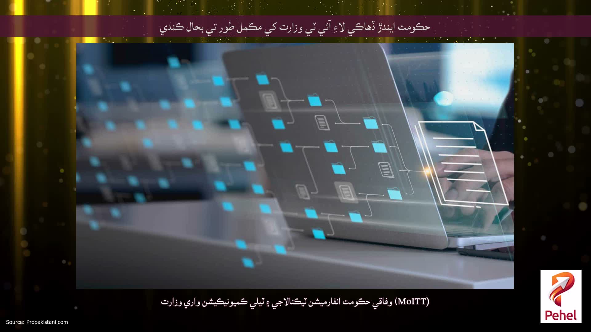 حڪومت ايندڙ ڏهاڪي لاءِ آئي ٽي وزارت کي مڪمل طور تي بحال ڪندي