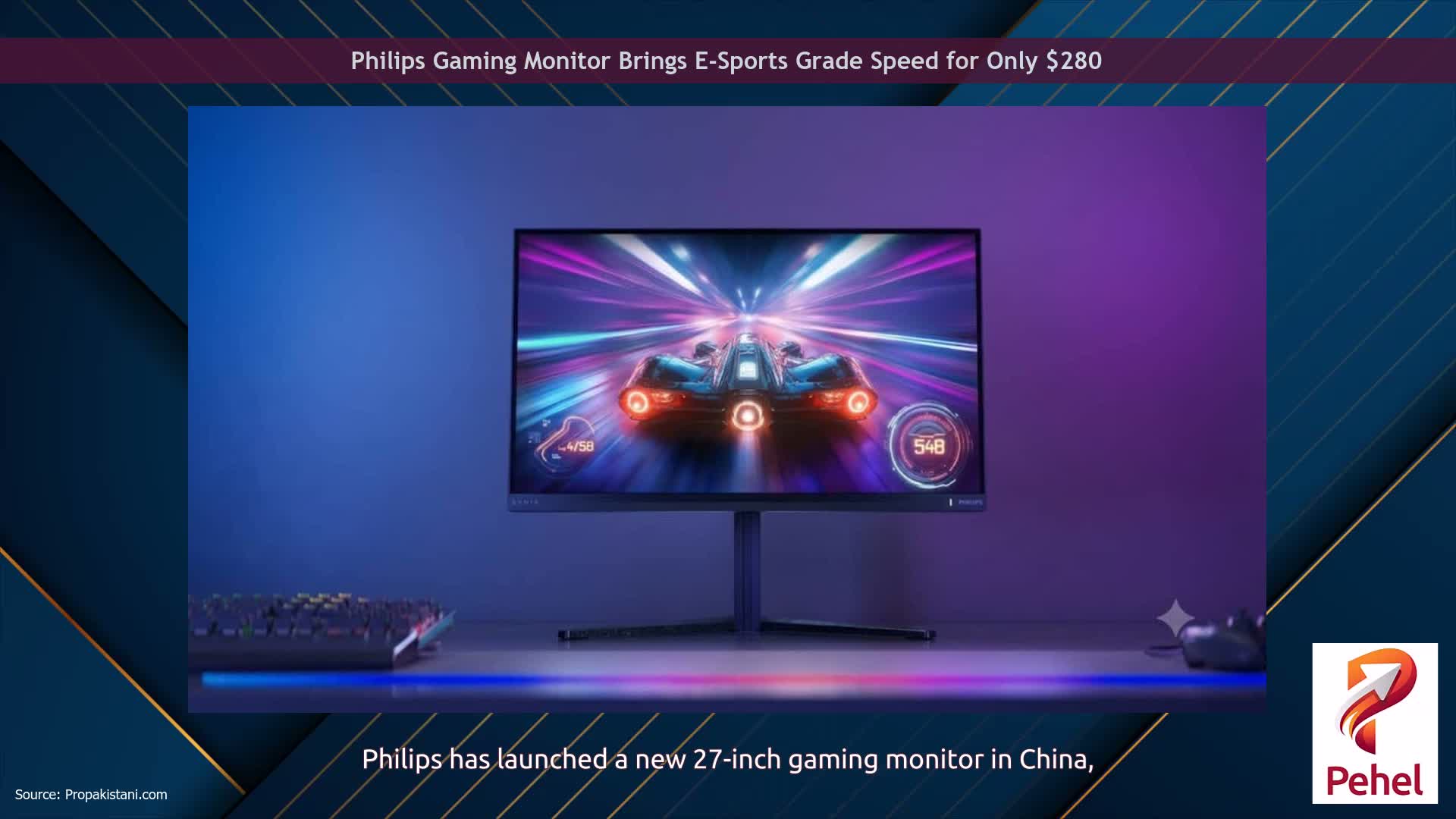 Philips Gaming Monitor Brings E-Sports Grade Speed for Only $280