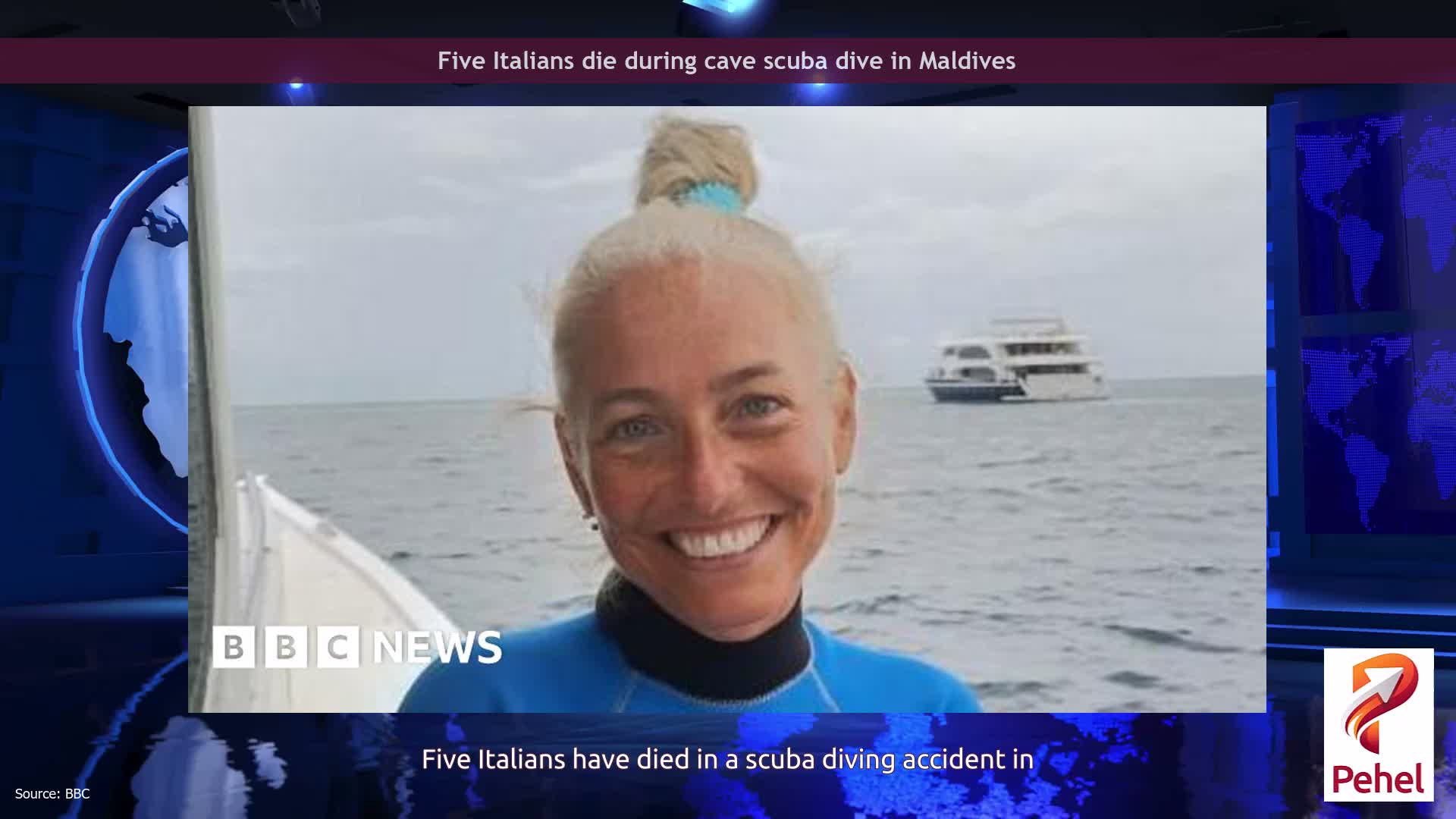 Five Italians die during cave scuba dive in Maldives