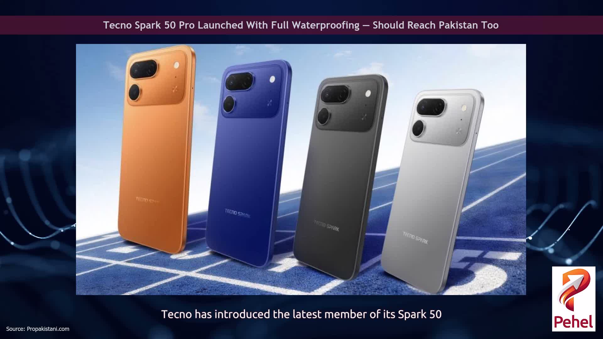Tecno Spark 50 Pro Launched With Full Waterproofing — Should Reach Pakistan Too