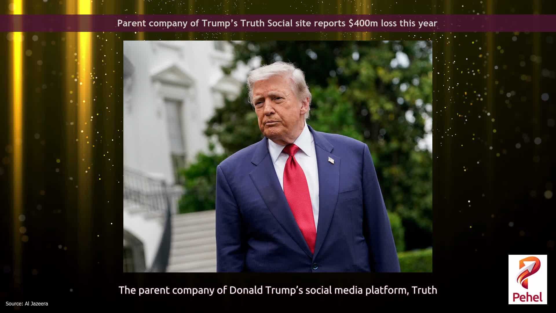 Parent company of Trump’s Truth Social site reports $400m loss this year