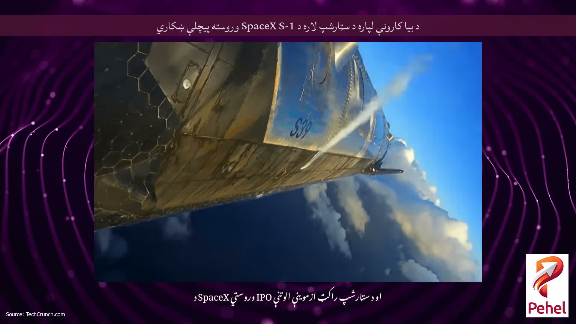 د بیا کارونې لپاره د سټارشپ لاره د SpaceX S-1 وروسته پیچلې ښکاري