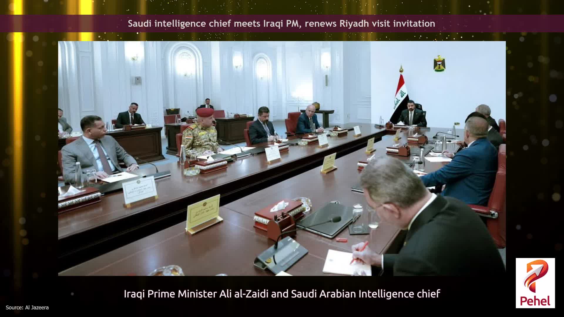 Saudi intelligence chief meets Iraqi PM, renews Riyadh visit invitation