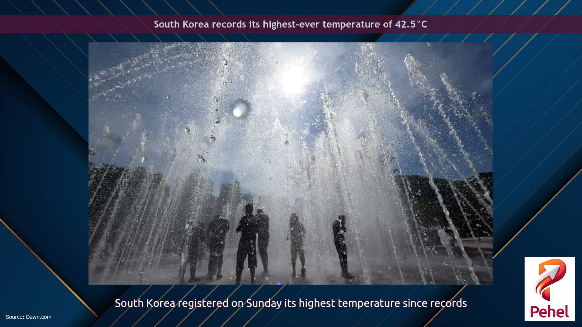 South Korea records its highest-ever temperature of 42.5°C