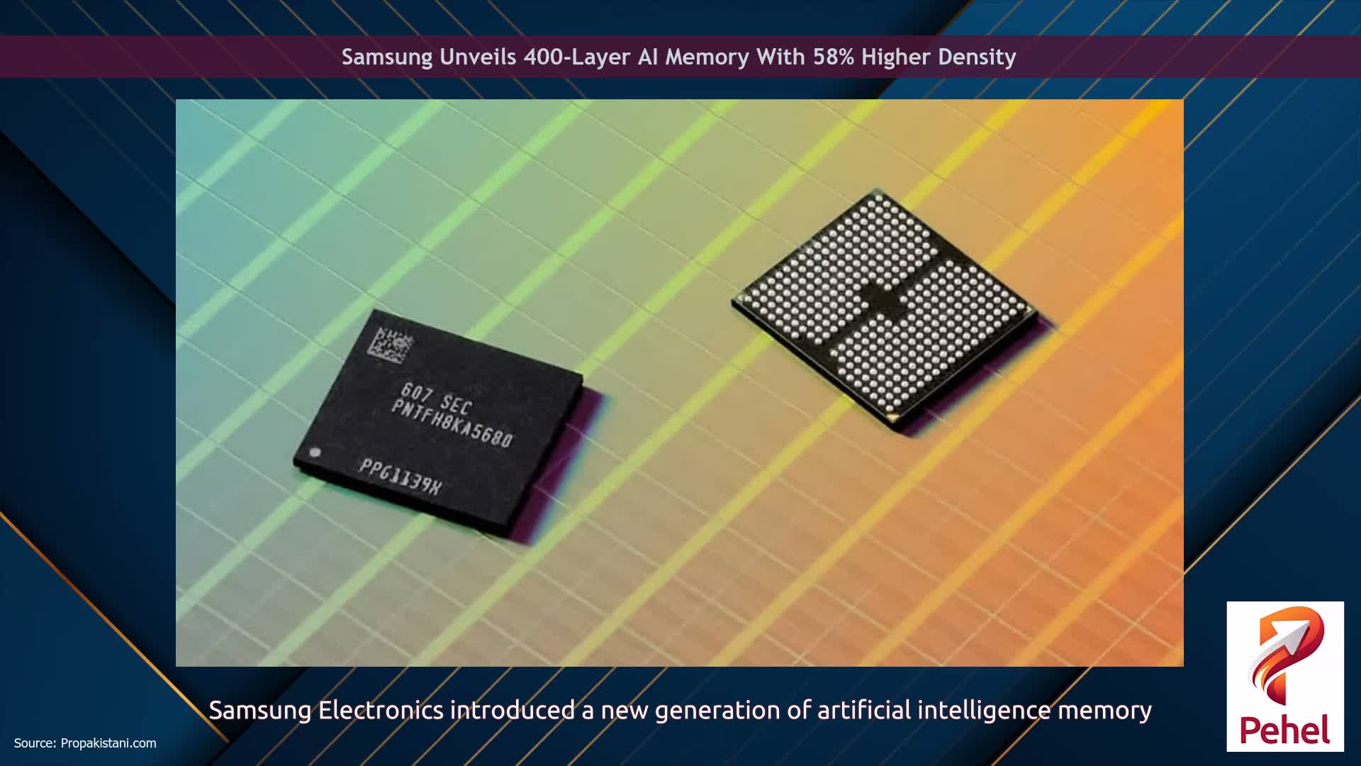 Samsung Unveils 400-Layer AI Memory With 58% Higher Density