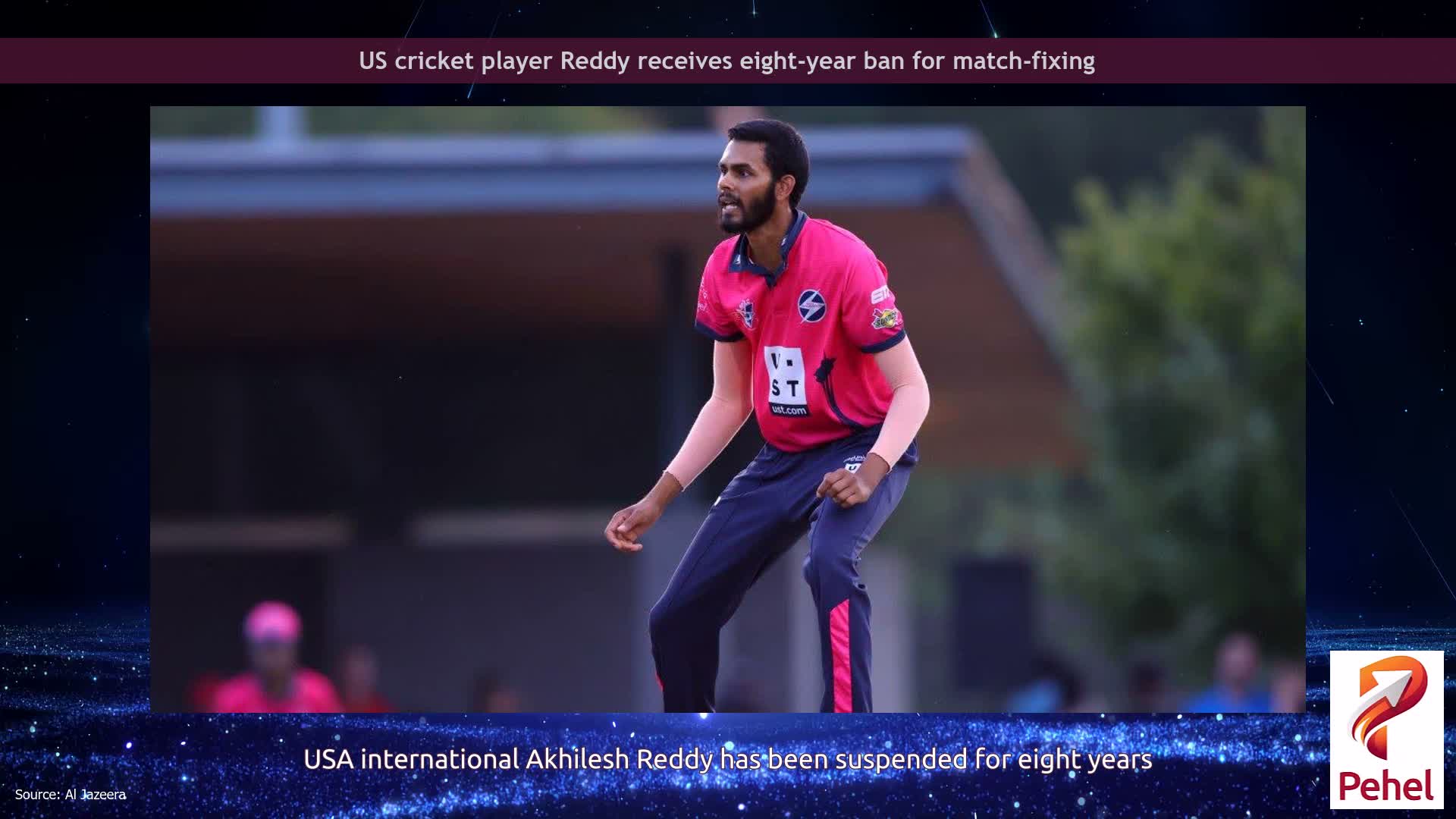 US cricket player Reddy receives eight-year ban for match-fixing