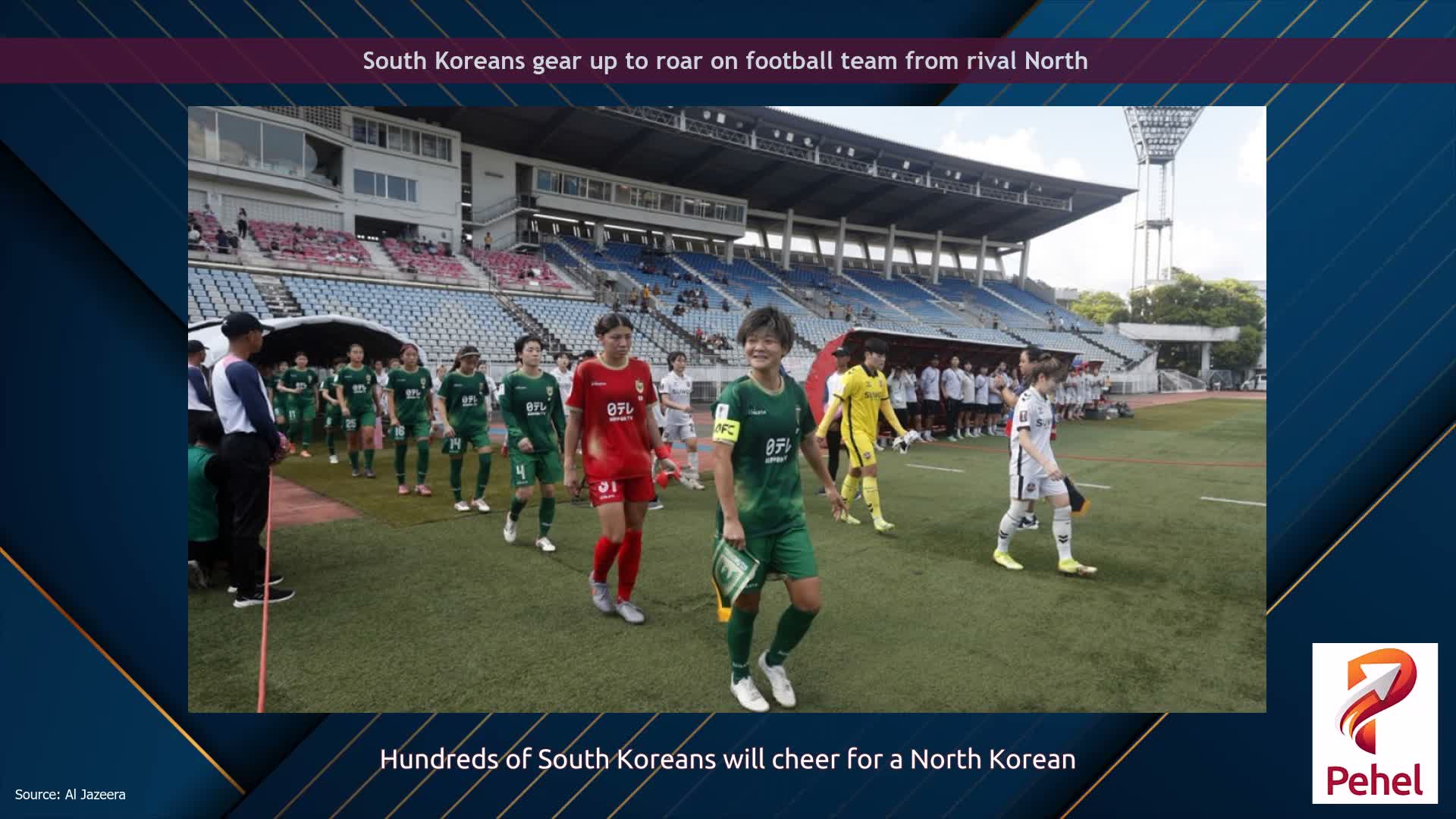 South Koreans gear up to roar on football team from rival North