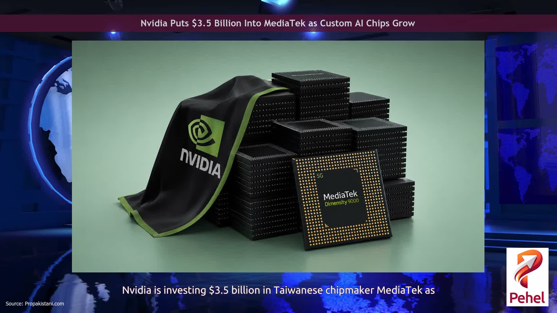 Nvidia Puts $3.5 Billion Into MediaTek as Custom AI Chips Grow