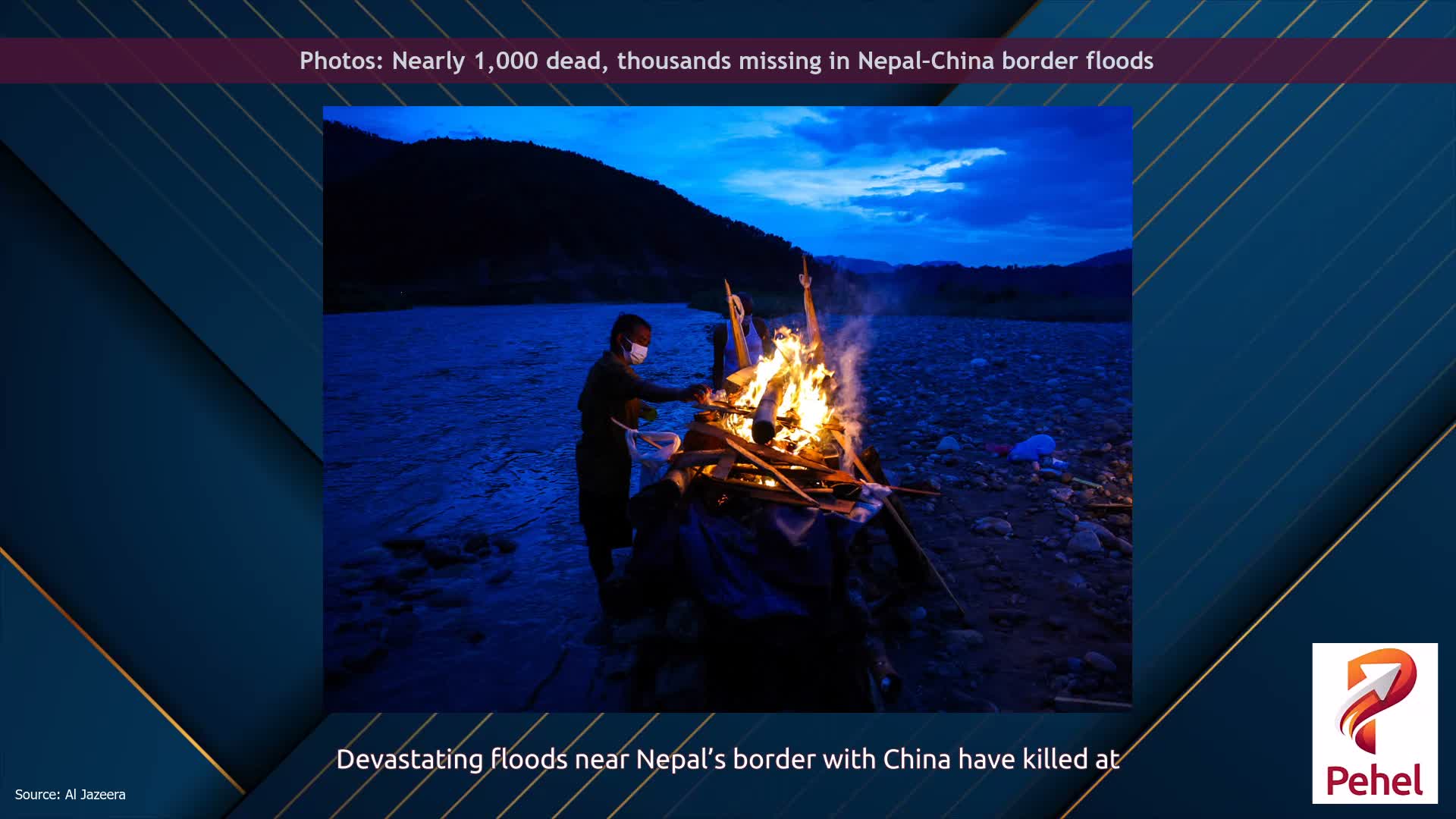 Photos: Nearly 1,000 dead, thousands missing in Nepal–China border floods