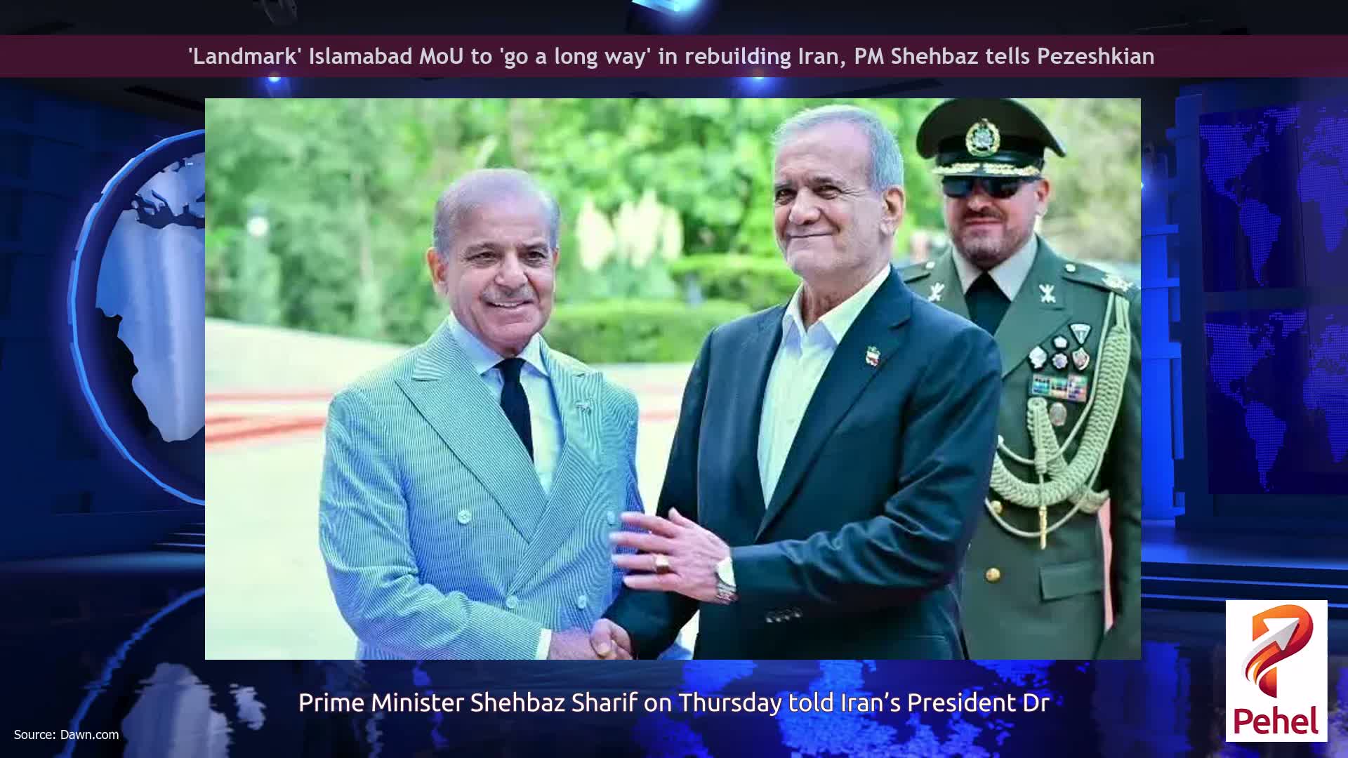 'Landmark' Islamabad MoU to 'go a long way' in rebuilding Iran, PM Shehbaz tells Pezeshkian