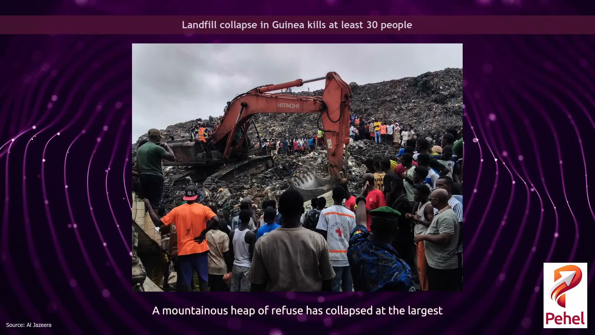 Landfill collapse in Guinea kills at least 30 people